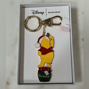 Disney BaubleBar Winnie the Pooh Holiday Key Chain